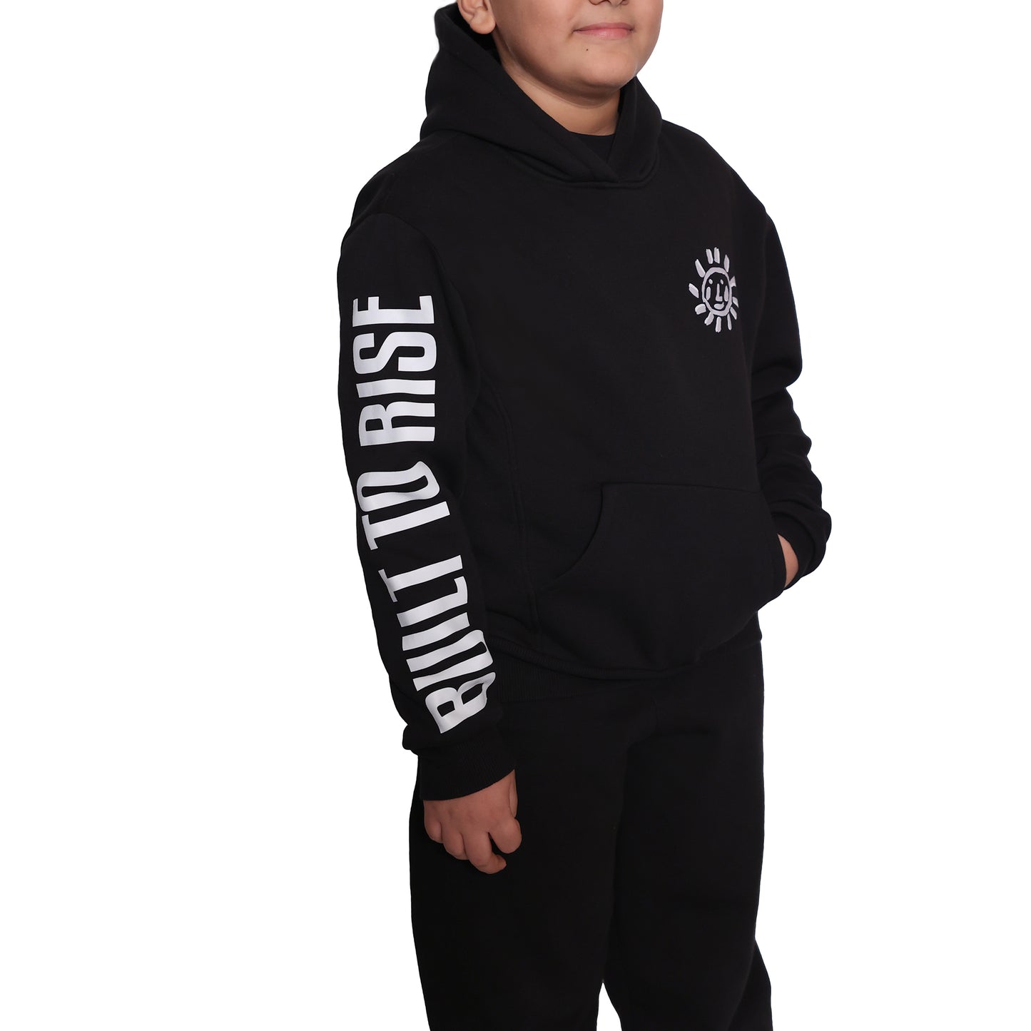 Kids Pullover Hoodie - Black