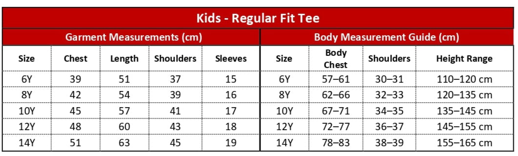 Kids - Regular Fit