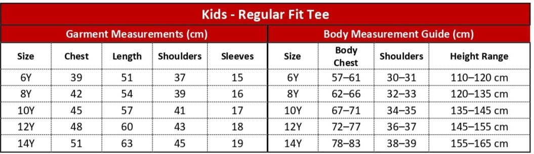 Kids - Regular Fit