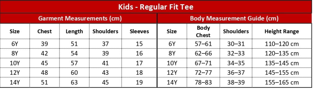 Kids - Regular Fit