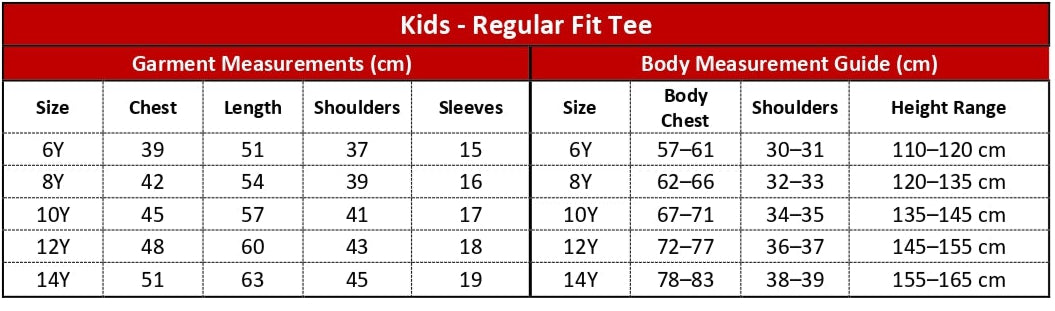 Kids - Regular Fit