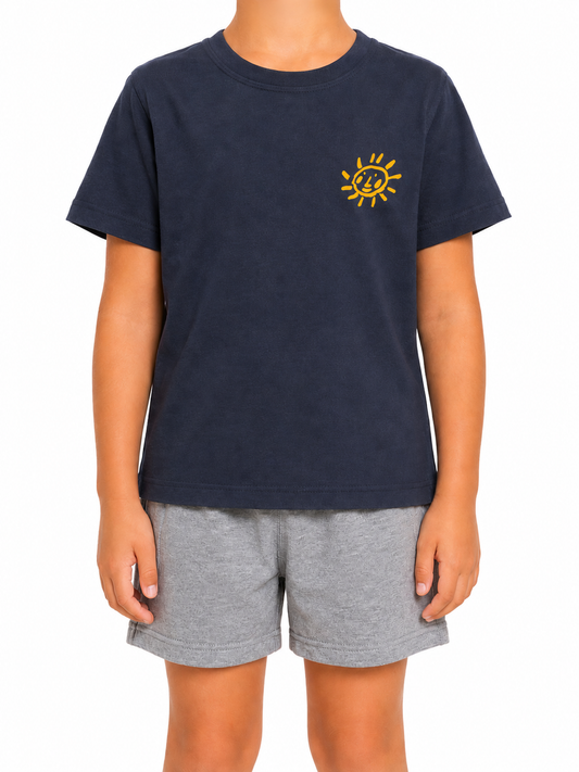 KIDS T-SHIRT-NAVY "SS26 NBBTR"