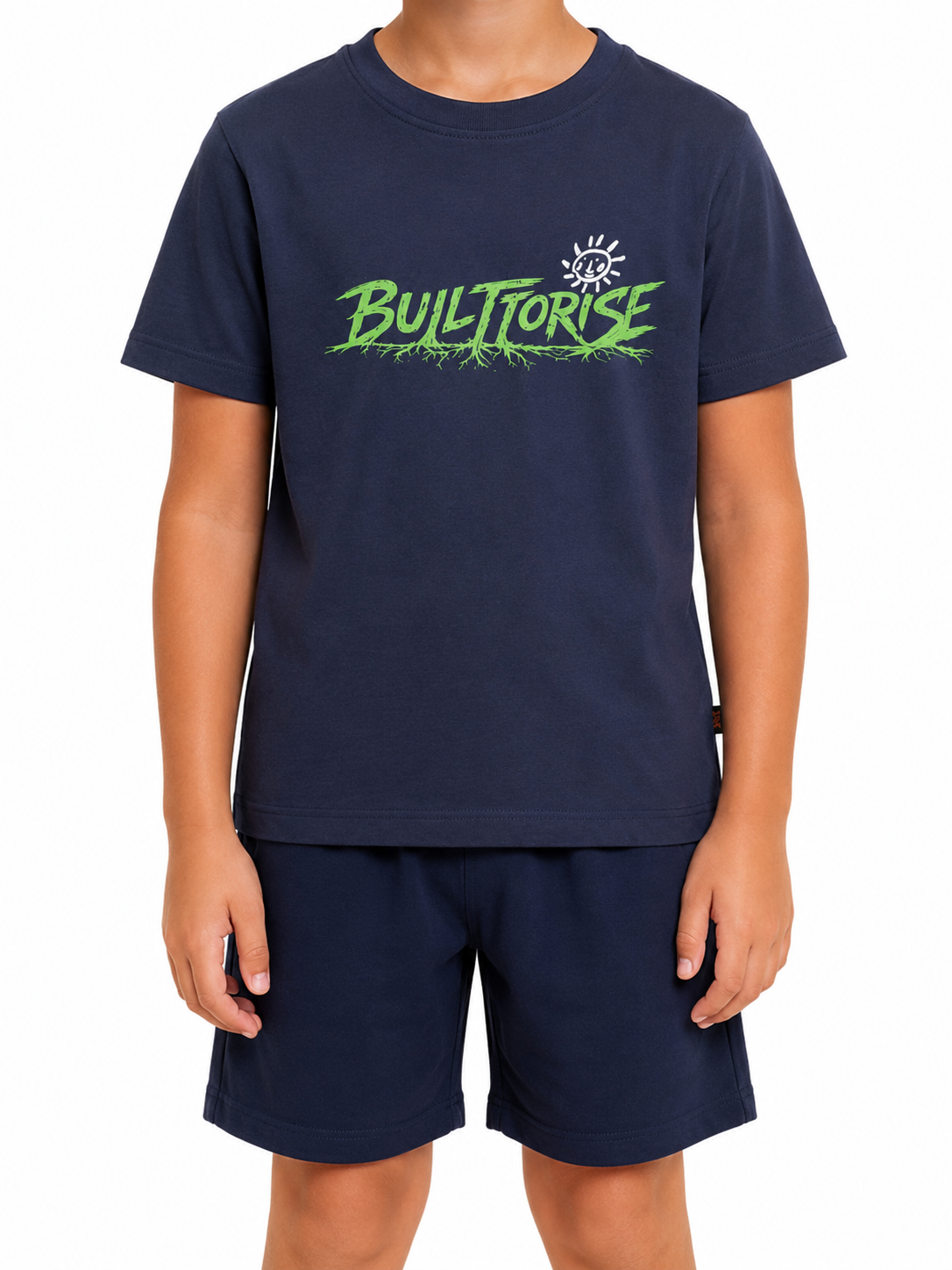 KIDS T-SHIRT-NAVY "SS26 NVERT"