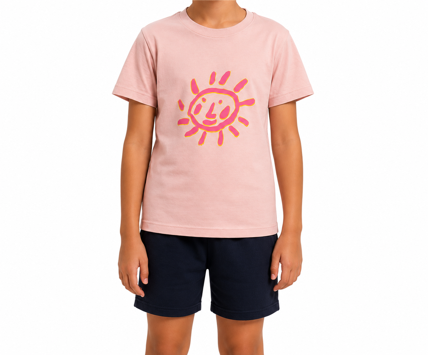 KIDS T-SHIRT-PINK "SS26 PFSUN"